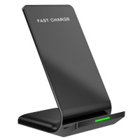 Amazon Best Seller Fast Qi Wireless charger Stand Phone holder, Universal Mobile phone Stand Wireless Charger