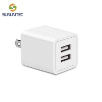 Dual US Phone Charger 5V 2.1A USB Wall Charger Quick Charge Travel Adapter For Smart Phones and Headphone