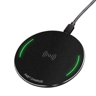 LED Breathing Light 10W Wireless Charger Qi Fast Wireless Charging Pad For Smart Phone