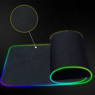 Qi Wireless Charger Large Extended RGB LED Lighting Keyboard Mat Gaming Mouse Pad 10W Quick Charging Mousepad Mats