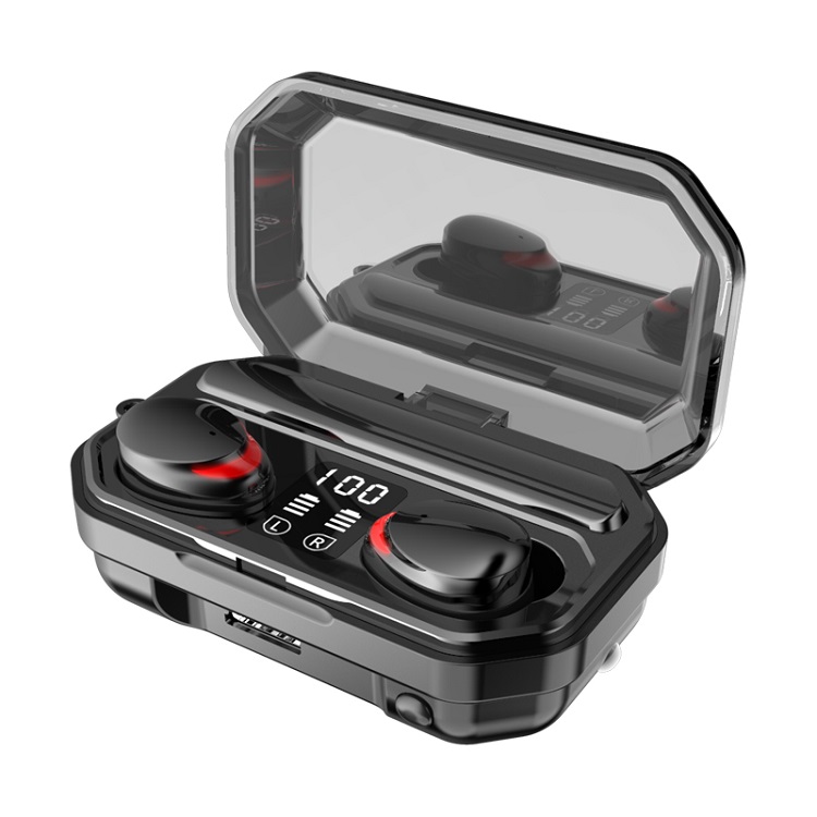 TWS 5.0 Sports Earbuds 2000mAh Pro Charging Cases Earphone Waterproof ipx7 Headset F9 Wireless Bluetooth Headphones